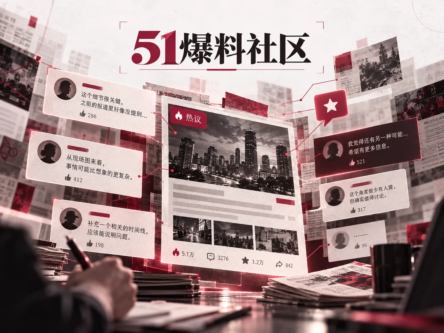 网友评论与讨论信息分层